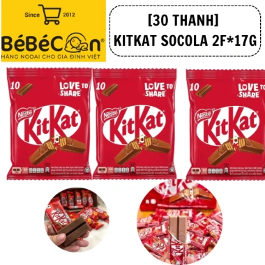 KitKat Mix Vị 30c - Hộp Quà Socola, Nhập khẩu Nhật Úc Mỹ Malaysia, Giá 89.999₫ 9