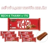 KitKat Nestlé Gói 6 Thanh 102g – Socola Đậm Đà, Bánh Xốp Giòn, Giá 73.000₫ 2