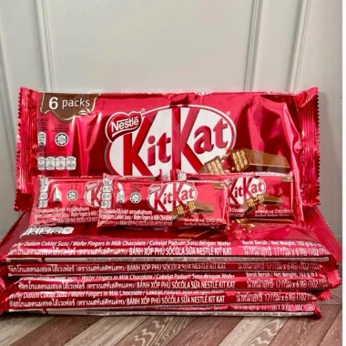 KitKat Nestlé Gói 6 Thanh 102g – Socola Đậm Đà, Bánh Xốp Giòn, Giá 73.000₫ 3