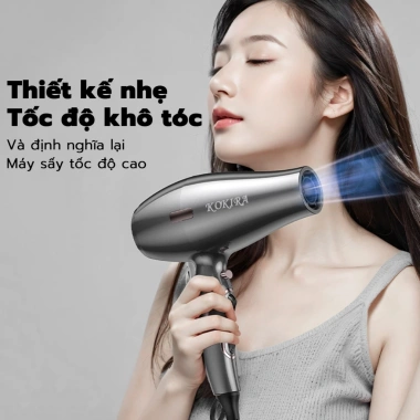 KOKIRA máy sấy tóc ion âm 110.000 vòng/phút 5+1 chế độ - Giá 556.000₫