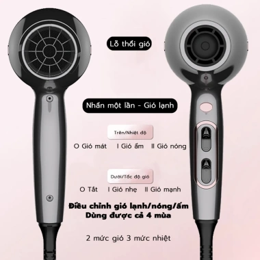 KOKIRA máy sấy tóc ion âm 110.000 vòng/phút 5+1 chế độ - Giá 556.000₫