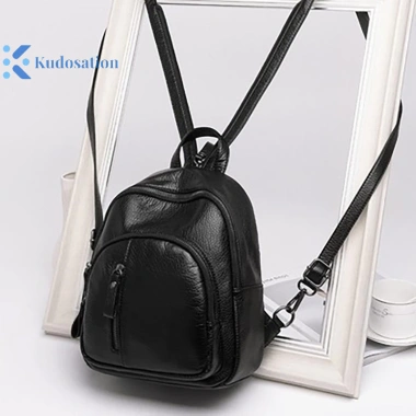 Kudosation Ba Lô Nữ Da Mềm Chống Trộm Vintage Đeo Vai Đa Năng Du Lịch Đi Học