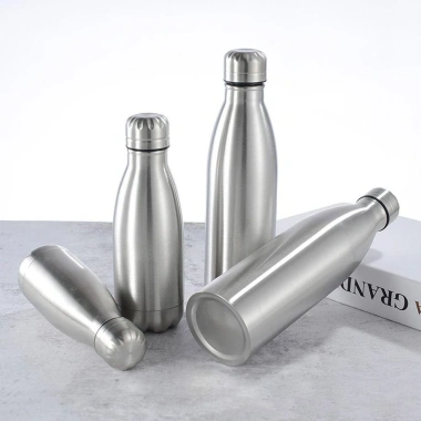 KUNHEV Bình Nước Thể Thao Di Động 0,35‑1L Monolayer Thép Không Gỉ, Không Rò Rỉ – 79.750₫