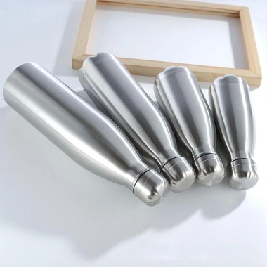 KUNHEV Bình Nước Thể Thao Di Động 0,35‑1L Monolayer Thép Không Gỉ, Không Rò Rỉ – 79.750₫