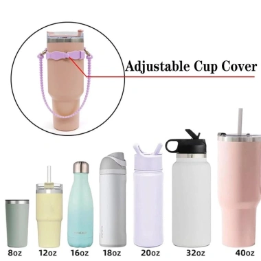 KUNHEV Đỡ chai nước silicone mềm, tay cầm chống trượt, dây đeo - Giá 96.800₫