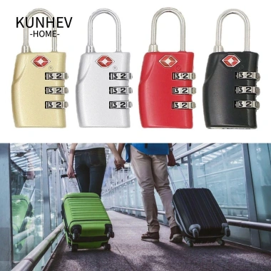 KUNHEV khóa mật khẩu 3 chữ số hợp kim kẽm chống trộm, bảo vệ vali du lịch - 45.980₫