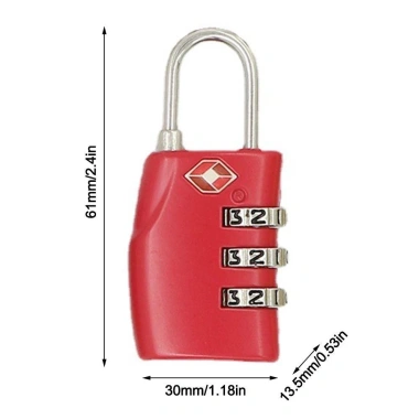 KUNHEV khóa mật khẩu 3 chữ số hợp kim kẽm chống trộm, bảo vệ vali du lịch - 45.980₫ 2