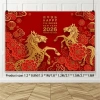 KUNHEV Trang trí tiệc Năm Ngựa Múa Sư Tử - Vàng Đỏ Tết Nguyên Đán, giá 114.950₫ 2