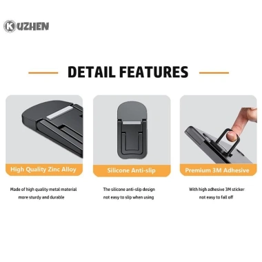 KUZHEN Laptop Đứng Di Động 2 Chiếc Gập Lại Nvisible – Đỡ Nâng Giá, Làm Mát, Giá HOT 38.800₫ 6