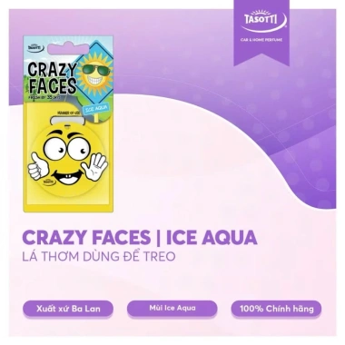 Lá Thơm Treo Xe Ô Tô TASOTTI Crazy Faces – Khử Mùi, Chống Say, Hương Nhiên, Giá 50.000 VND 9