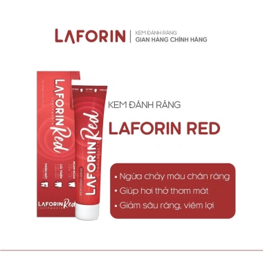 Laforin Red + Dailyl: Kem đánh răng, Nước súc miệng ngừa viêm nướu, giảm nhiệt - 169.100₫