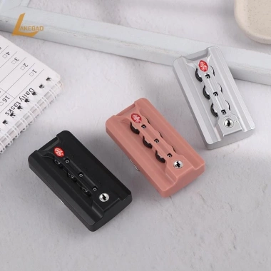 Lakebao Khóa Hải Quan 065C - Khóa Mã Thay Thế Xe Đẩy, Hành Lý Du Lịch, Chống Trộm Mới 9