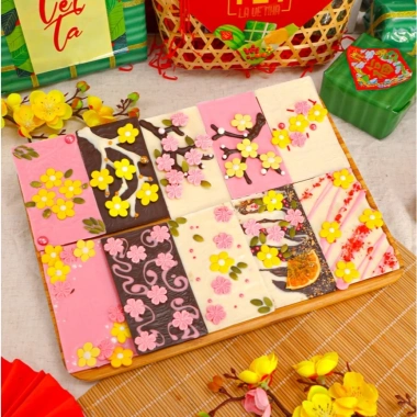 Làm Chocolate Bark 120 viên 4 vị - Nguyên liệu socola Valentine & Giáng Sinh, chỉ 250.000 VND