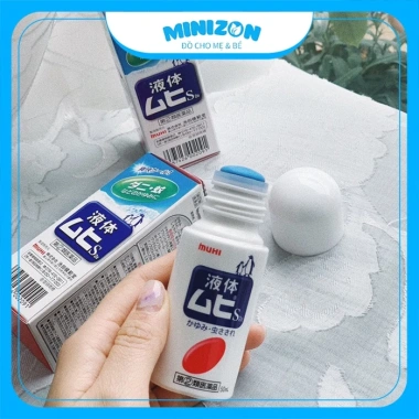 Lăn Bôi Muỗi Đốt & Côn Trùng Cắn Muhi Nhật Bản 50ml Minizon Kids giảm còn 139k 2