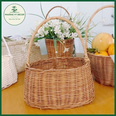 Làn mây picnic Phương Vy Decor giỏ xách đồ chơi bé quả trang trí chụp ảnh 50.000đ 10