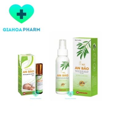Lăn xịt thảo dược An Bảo - Dịu da, giảm sưng ngứa, mát da, xua muỗi côn trùng, an toàn bé, 51k 3