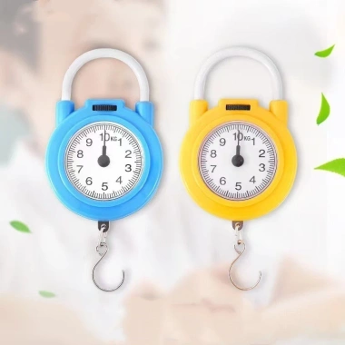 Lat Cân Điện Tử Cầm Tay 10kg Lò Xo Độ Chính Xác Cao - Treo Hành Lý Nhà Bếp hye Giacomo 9