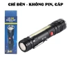 LED Loại 1 Đèn Pin Cầm Tay T6-26 COB Siêu Sáng 18.650 Sạc USB Zoom Xa Nam Châm 10