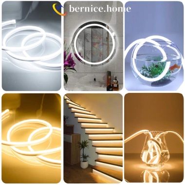 LED Neon ngoài trời dải ánh sáng không thấm nước 220V - Prefab, trang trí trần, cạnh sáng, giá ưu đãi 238.890₫