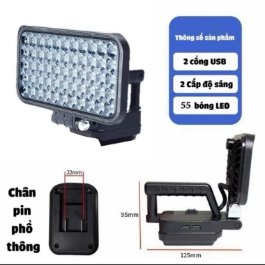 LED Pin 55 Bóng Chân Makita 4cm - 2 Chế Độ Sáng, Tiết Kiệm Năng Lượng, Giá 110k 9
