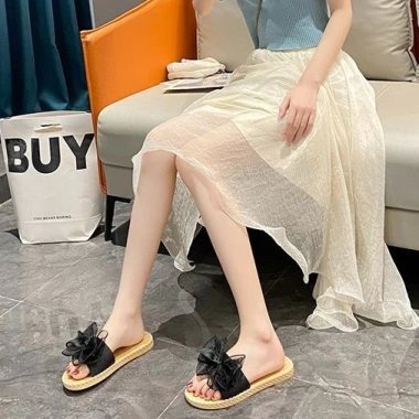 Lenbychia Dép giả cói quai ngang nơ voan xinh xắn Sẵn size Giá 130.000đ 6 Lenbychia Dép giả cói quai ngang nơ voan xinh xắn Sẵn size Giá 130.000đ 6
