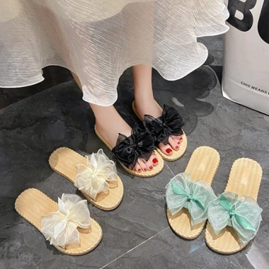 Lenbychia Dép giả cói quai ngang nơ voan xinh xắn Sẵn size Giá 130.000đ 7 Lenbychia Dép giả cói quai ngang nơ voan xinh xắn Sẵn size Giá 130.000đ 7