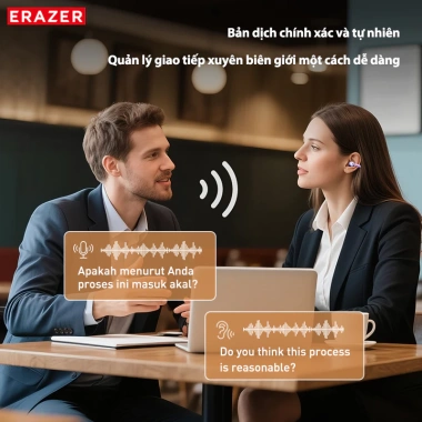 Lenovo ERAZER XF55 - Tai Nghe Bluetooth 6.0 AI Dịch 134 Ngôn Ngữ, LED, HiFi, Truyền Xương, Mic, Giá 207.900₫ 6