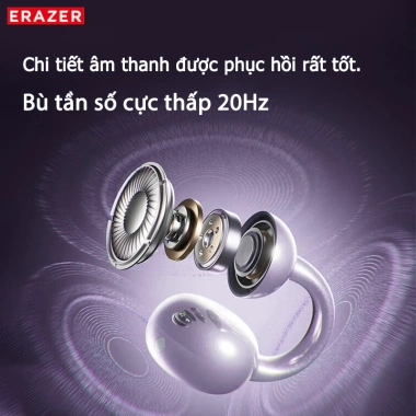 Lenovo ERAZER XF55 - Tai Nghe Bluetooth 6.0 AI Dịch 134 Ngôn Ngữ, LED, HiFi, Truyền Xương, Mic, Giá 207.900₫ 7