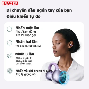 Lenovo ERAZER XF55 - Tai Nghe Bluetooth 6.0 AI Dịch 134 Ngôn Ngữ, LED, HiFi, Truyền Xương, Mic, Giá 207.900₫ 9
