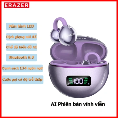 Lenovo ERAZER XF55 - Tai Nghe Bluetooth 6.0 AI Dịch 134 Ngôn Ngữ, LED, HiFi, Truyền Xương, Mic, Giá 207.900₫ 10