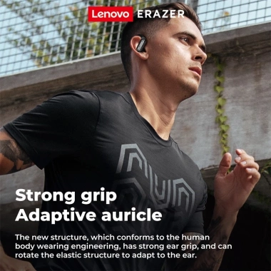Lenovo ERAZER XT60 Tai nghe thể thao không dây V5.3, chống nước, giảm tiếng ồn, thời gian dài, có mic - 306.900₫
