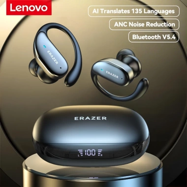 Lenovo ERAZER XT80 PRO ANC - Tai nghe Bluetooth 180h, HIFI, Khử ồn, Thể thao, Gọi & Game, 259.380₫