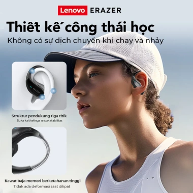Lenovo ERAZER XT80 PRO ANC - Tai nghe Bluetooth 180h, HIFI, Khử ồn, Thể thao, Gọi & Game, 259.380₫ 3 Lenovo ERAZER XT80 PRO ANC - Tai nghe Bluetooth 180h, HIFI, Khử ồn, Thể thao, Gọi & Game, 259.380₫ 3