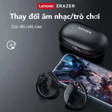 Lenovo ERAZER XT80 PRO ANC - Tai nghe Bluetooth 180h, HIFI, Khử ồn, Thể thao, Gọi & Game, 259.380₫