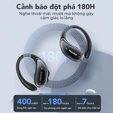 Lenovo ERAZER XT80 Pro - Tai nghe Bluetooth 5.4 OWS, ANC, HiFi, chống nước, phiên dịch, chỉ 262.900 VND