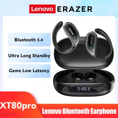 Lenovo ERAZER XT80 Pro Tai Nghe Phiên Dịch AI Bluetooth 5.4 TWS HIFI ANC Chống Nước Đèn LED Độ Trễ Thấp Giá 279.620 VND