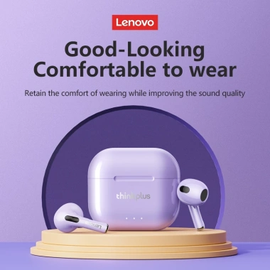 Lenovo LP40 ProTWS Tai nghe Bluetooth 5.3 giảm tiếng ồn cảm ứng 250mAh Stereo độ trễ thấp 199k 4 Lenovo LP40 ProTWS Tai nghe Bluetooth 5.3 giảm tiếng ồn cảm ứng 250mAh Stereo độ trễ thấp 199k 4