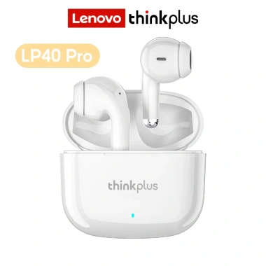 Lenovo LP40 ProTWS Tai nghe Bluetooth 5.3 giảm tiếng ồn cảm ứng 250mAh Stereo độ trễ thấp 199k
