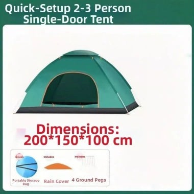 Lều bật lên BLACKON vải dày nhẹ chống thấm nước 1-4 người, lý tưởng cắm trại và đi bộ đường dài