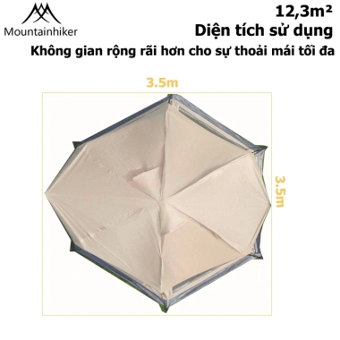 Lều Cắm Trại 5-6 Người Lục Giác Tự Bung - Lều Nấm Siêu Nhẹ, Thích Hợp Camping Dã Ngoại Giá 2,850,000