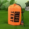 Lều cứu hộ 1 người khung nhôm chắc chắn kèm túi ngủ và túi lưu trữ 10