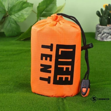 Lều cứu hộ 1 người khung nhôm chắc chắn kèm túi ngủ và túi lưu trữ 10 Lều cứu hộ 1 người khung nhôm chắc chắn kèm túi ngủ và túi lưu trữ 10