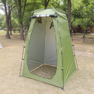 Lều thay đồ dã ngoại di động tự bung, gấp gọn, kín đáo chống trộm - 375k 4