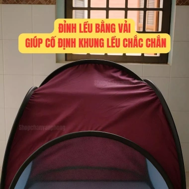 Lều thiền cao cấp gấp gọn kèm túi ngủ - Kích thước 1.2x1.2x1.25m, 328.500₫ 8