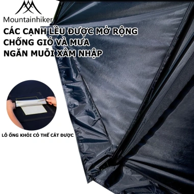 Lều trung tâm tự bung Mountainhiker 8-10 người SZK1.241 - Bền bỉ, giá chỉ 615.900₫