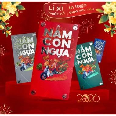 Lì xì cao cấp 2.026 - In logo theo yêu cầu, chất liệu sang trọng, giá 30.000₫ 4 Lì xì cao cấp 2.026 - In logo theo yêu cầu, chất liệu sang trọng, giá 30.000₫ 4