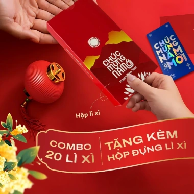 Lì xì cao cấp 2.026 - In logo theo yêu cầu, chất liệu sang trọng, giá 30.000₫