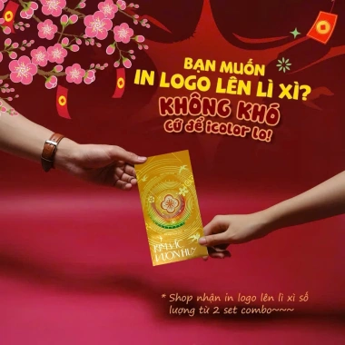 Lì xì cao cấp 2.026 - In logo theo yêu cầu, chất liệu sang trọng, giá 30.000₫