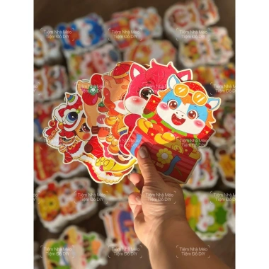Lì Xì Chibi 2.025 Mã Mới - Siêu Hót Labubu, Capy Phản Quang Độc Đáo, Lấp Lánh