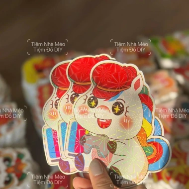 Lì Xì Chibi 2.025 Mã Mới - Siêu Hót Labubu, Capy Phản Quang Độc Đáo, Lấp Lánh
